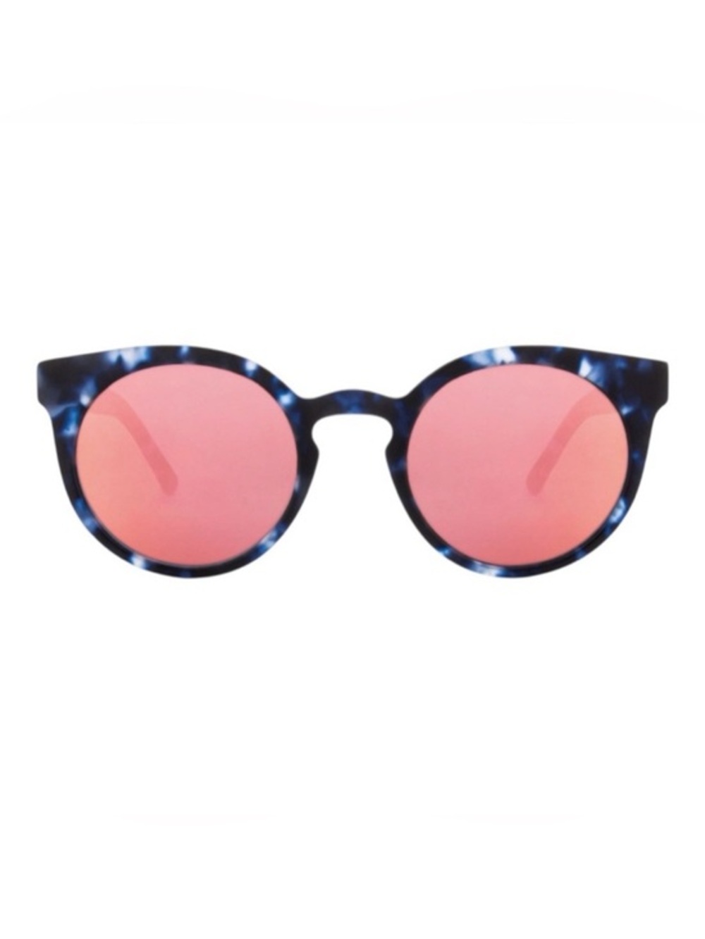 KOMONO sunglasses NEW Lulu blue tortoise reflective Matte Indigo Demi